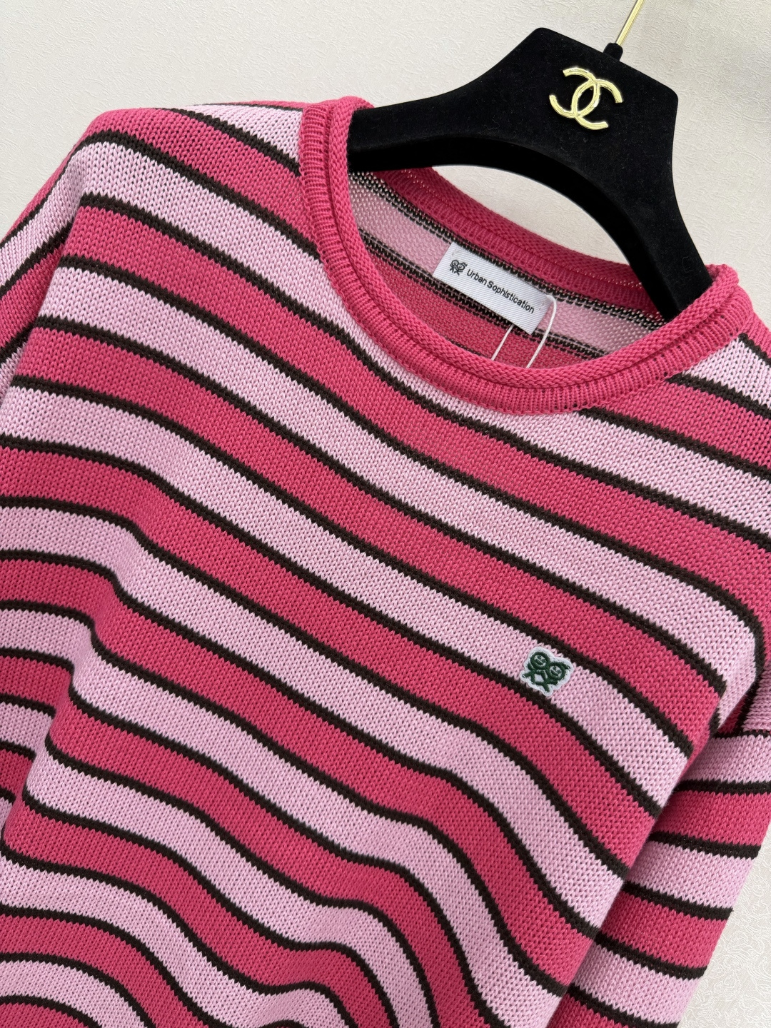 US新品🆕🆕 圆领长袖💗💗实拍图🆕三色3码