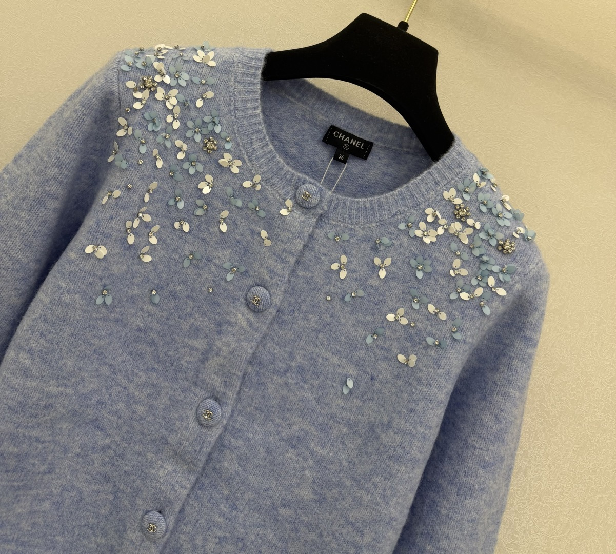 小香新品🆕🆕 圆领长袖开衫💗💗实拍图🆕🆕