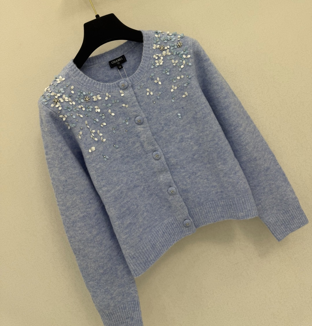 小香新品🆕🆕 圆领长袖开衫💗💗实拍图🆕🆕