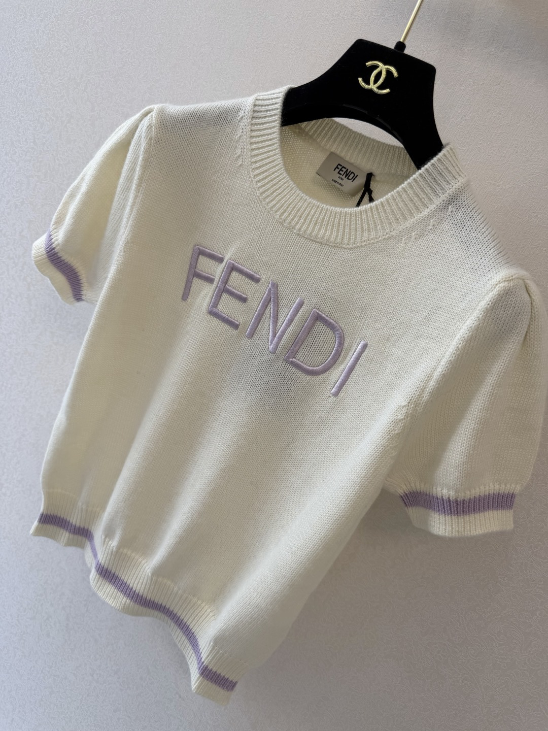 FD新品🆕🆕 圆领短袖💗💗实拍图🆕🆕两色3码