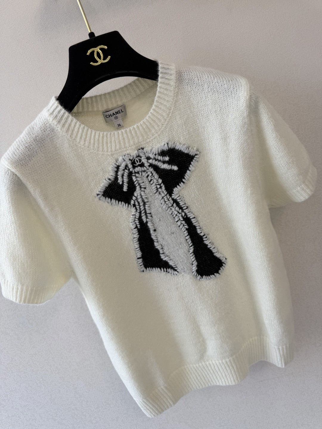 小香新品🆕🆕 圆领短袖💗💗实拍图🆕🆕两色3码