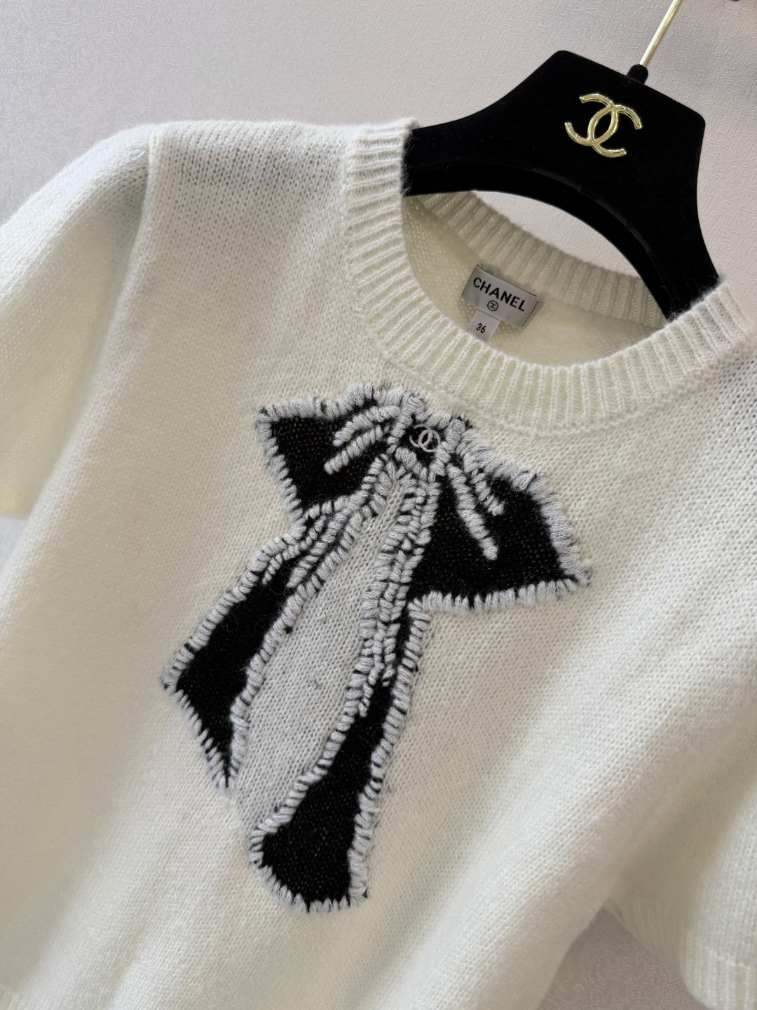小香新品🆕🆕 圆领短袖💗💗实拍图🆕🆕两色3码
