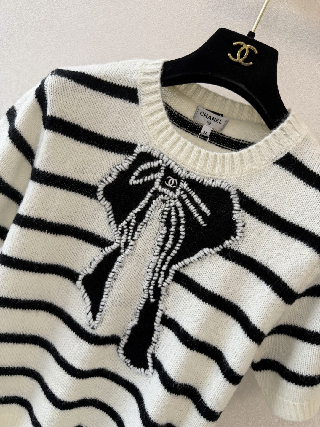 小香新品🆕🆕 圆领短袖💗💗实拍图🆕🆕两色3码