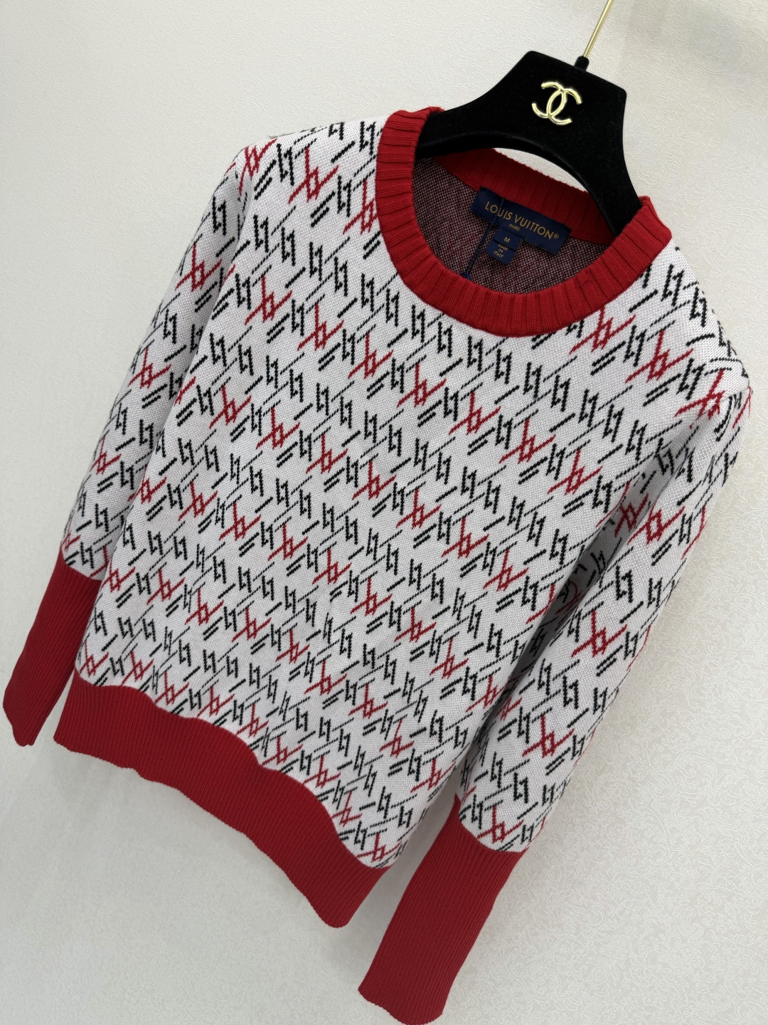 LV新品🆕🆕 圆领长袖💗💗实拍图🆕🆕三色3码
