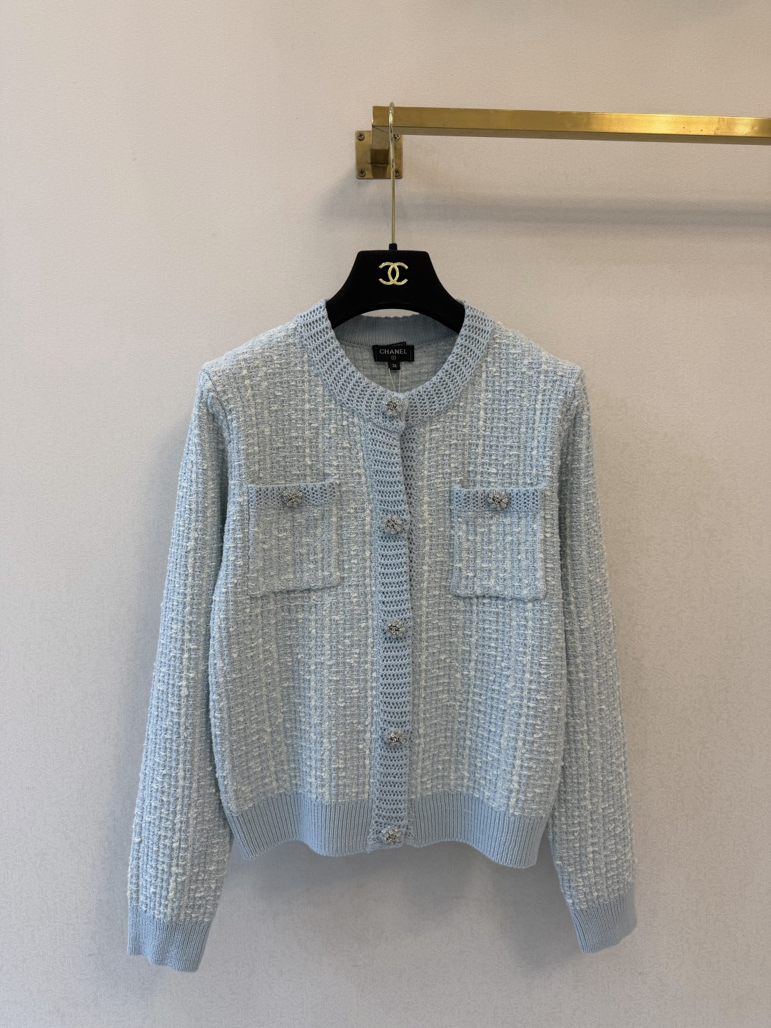 小香新品🆕🆕 圆领长袖开衫💗💗实拍图🆕🆕