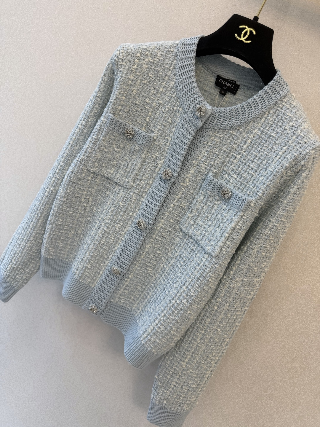 小香新品🆕🆕 圆领长袖开衫💗💗实拍图🆕🆕