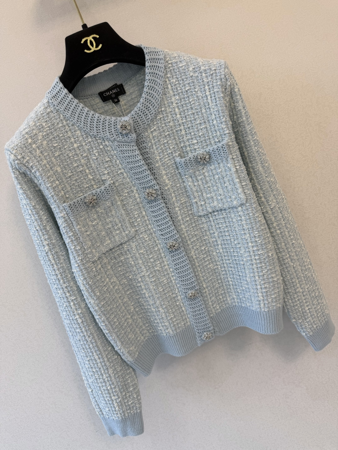 小香新品🆕🆕 圆领长袖开衫💗💗实拍图🆕🆕