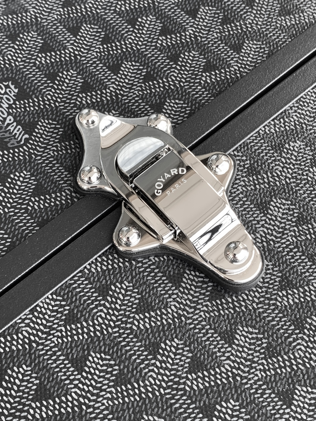 Goyard Rolling Suitcase Black 20in travel