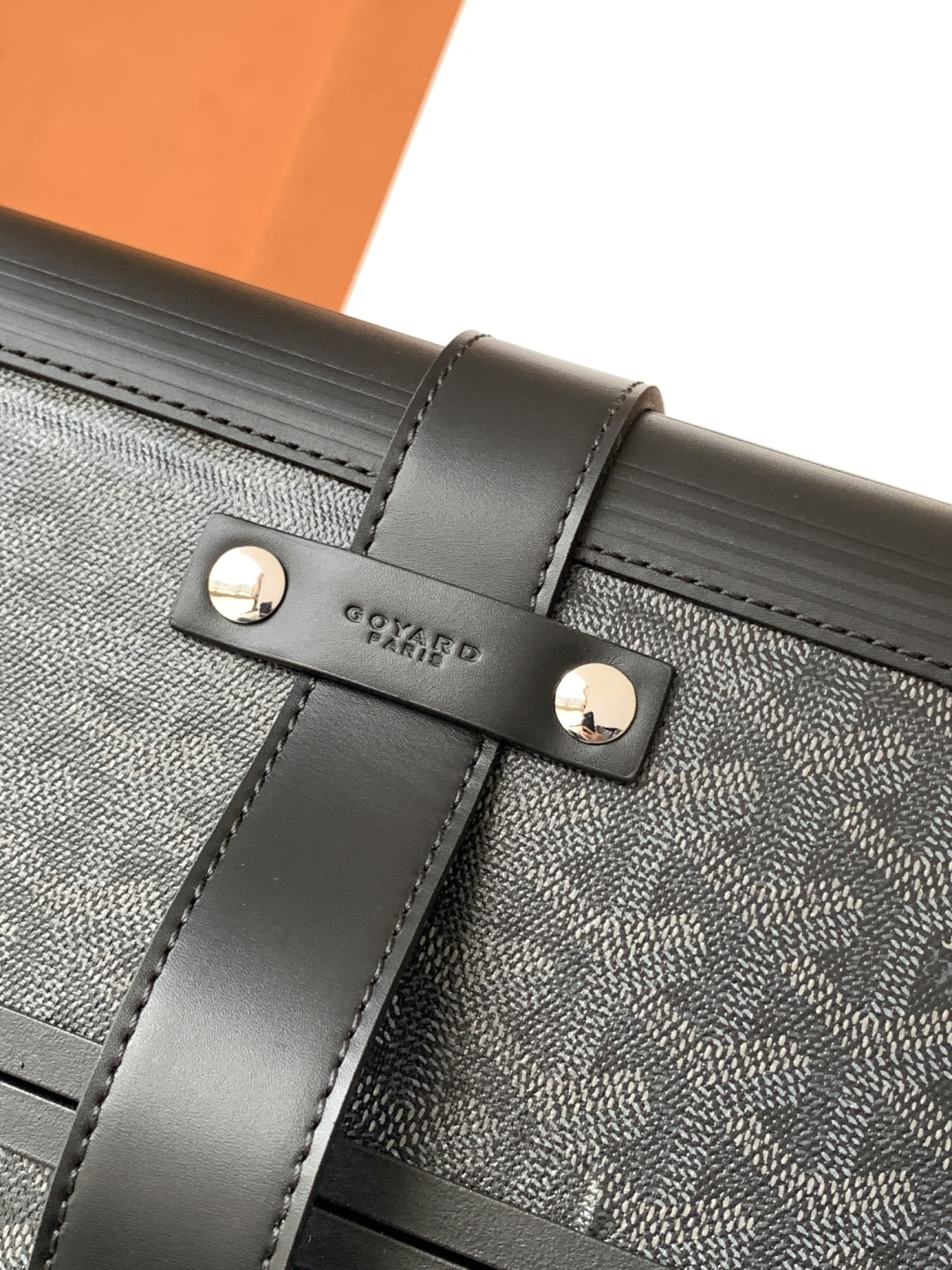 Goyard Rolling Suitcase Black 20in travel