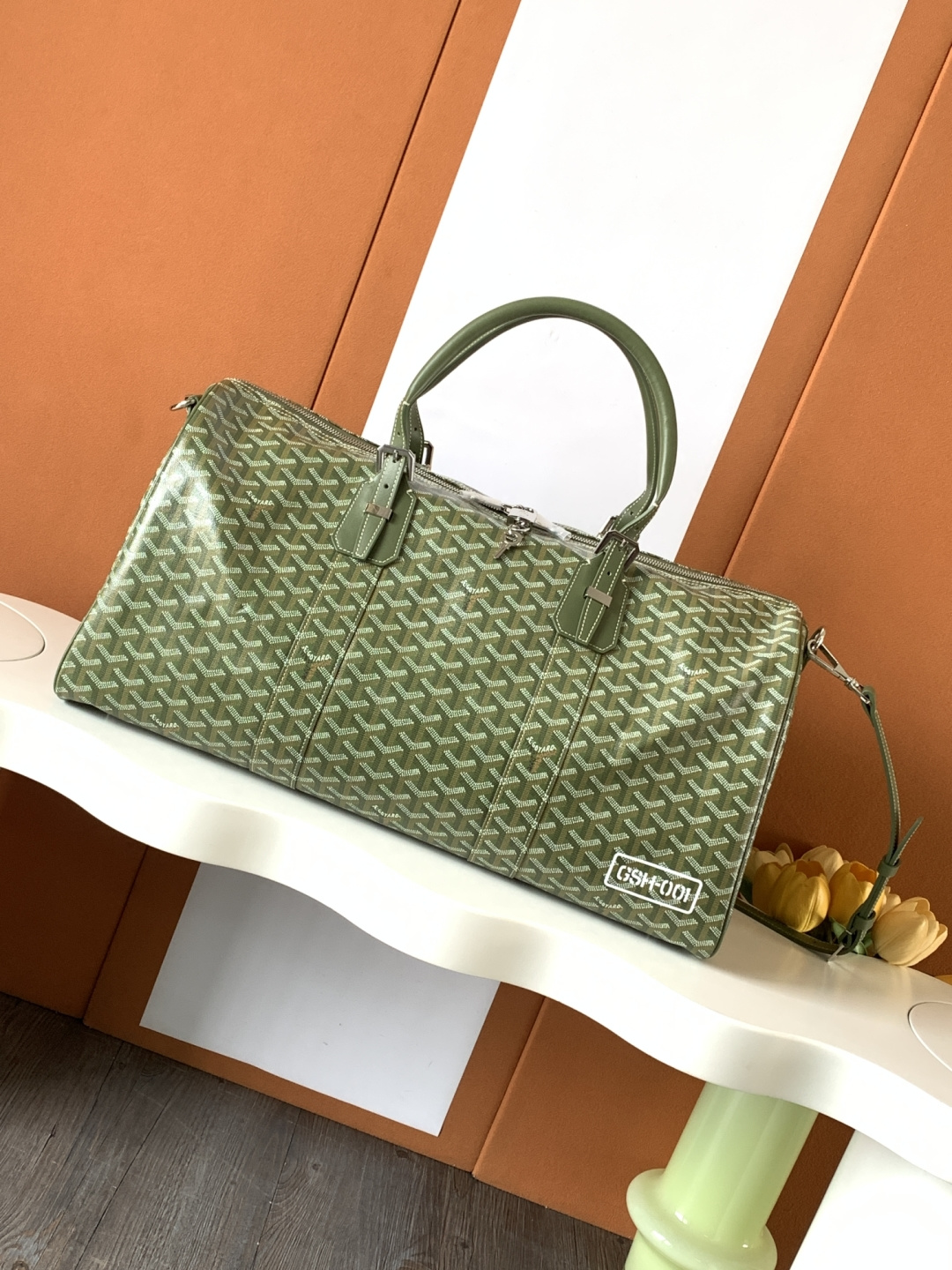 Goyard ограниченная серия парусиновая дорожная сумка 50 идеальный спутник съёмный ремень можно носить на плече и через плечо