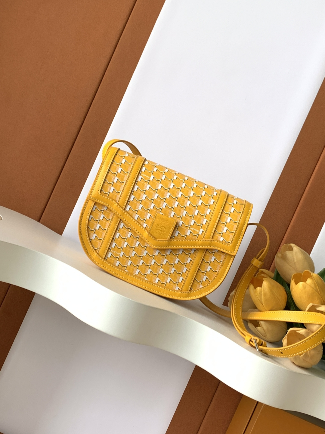 Goyard M Canvas系列马鞍包