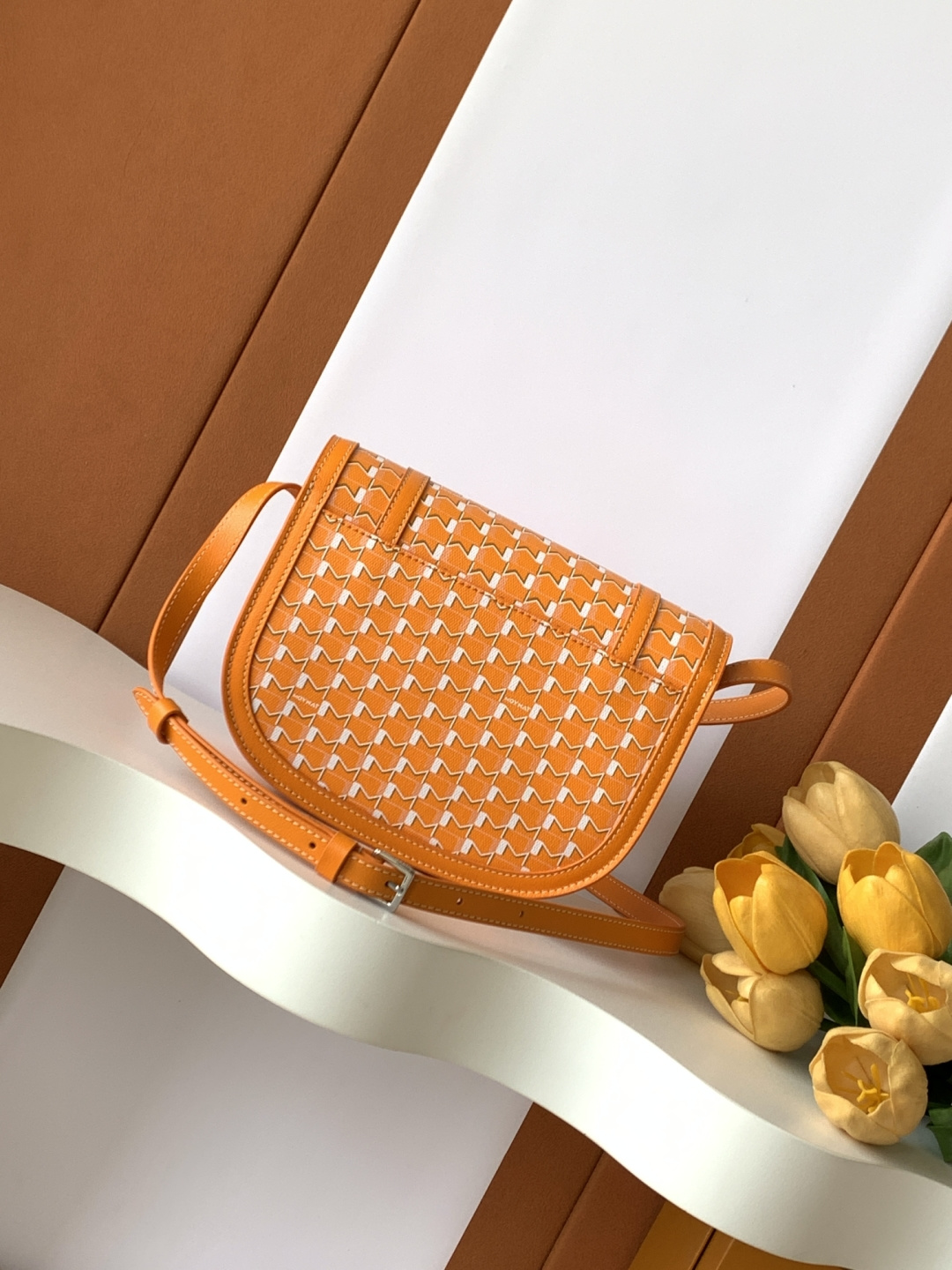 Goyard M Canvas系列马鞍包