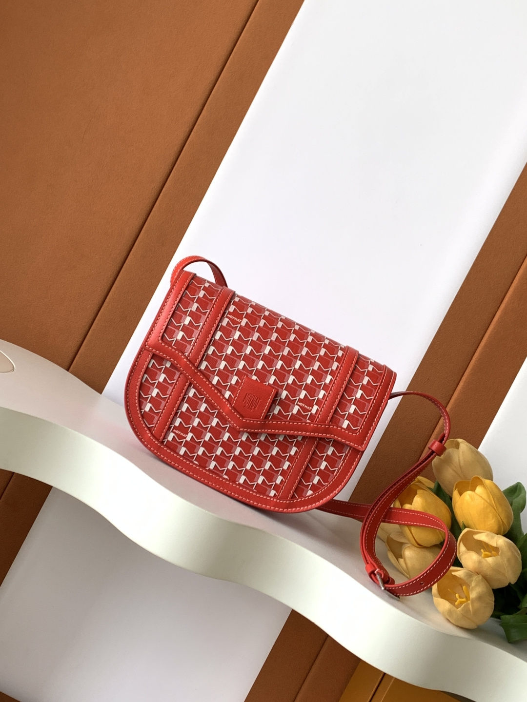 Goyard M Canvas系列马鞍包