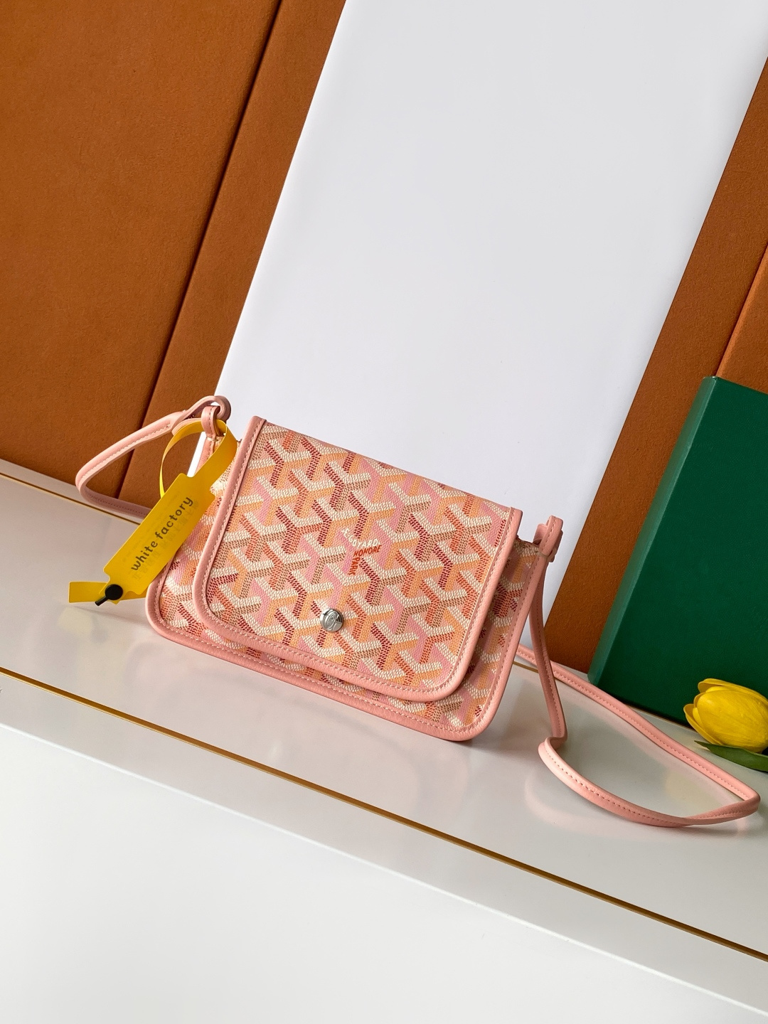 PLUMET Crossbody Bag Canvas Flap Wallet Function