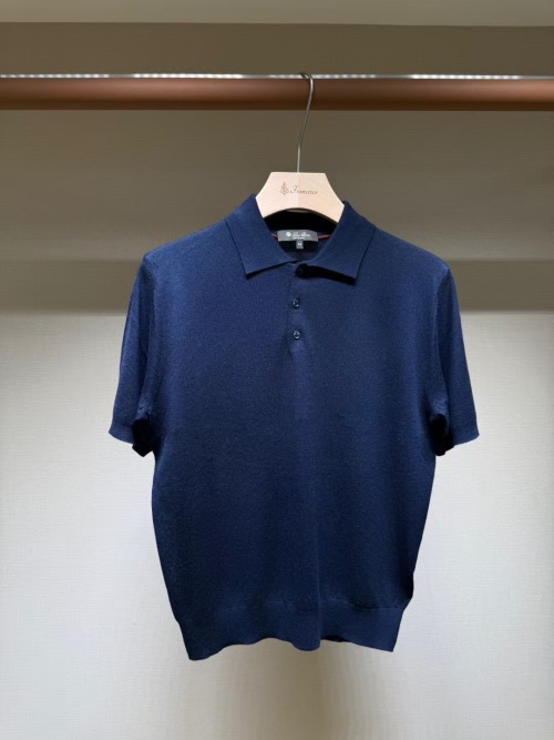Loro Piana Men's Silk-Wool Polo Shirt - Lightweight & Comfortable 1 Loro Piana Men's Silk-Wool Polo Shirt - Lightweight & Comfortable