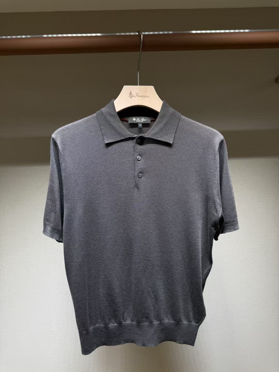 Loro Piana Silk-Wool Polo Shirt - Lightweight Knit, Relaxed Fit - Summer Style 2 cmp i1752035189241 2107 0 0