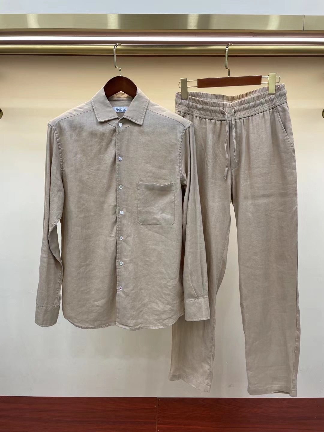 ZILIMARK Loro Piana Conjunto Casual de Lino para Hombre - Elegancia y Confort