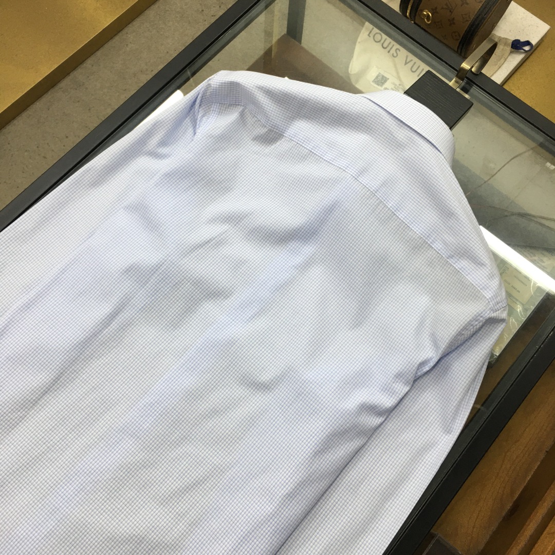 “High-End Spring Fashion Shirt with 3D Tailoring and Luxury Fabrics” - 图片 8