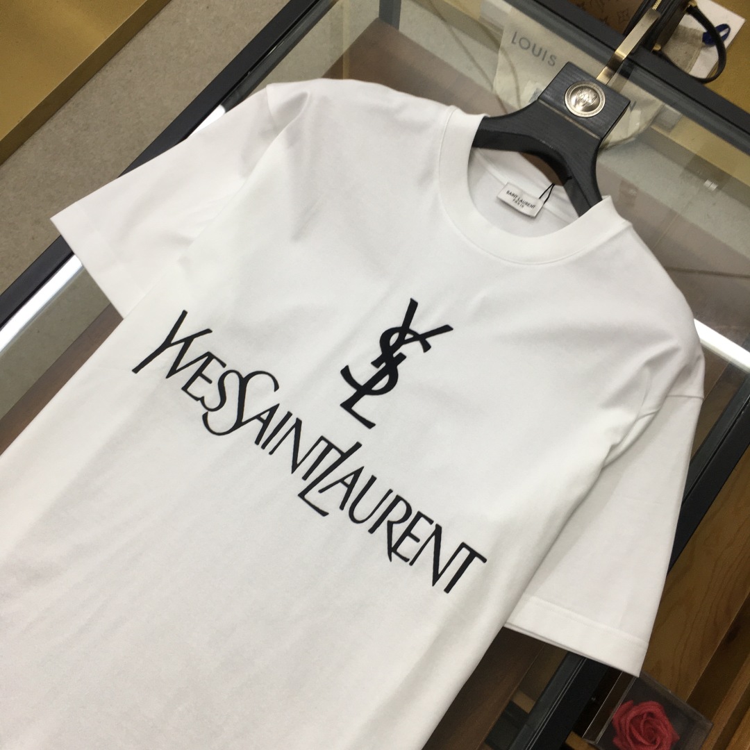 “High-Tech Design T-Shirt Summer 2025: Customized Silk Cotton, Black & White, M-3XL” - 图片 2