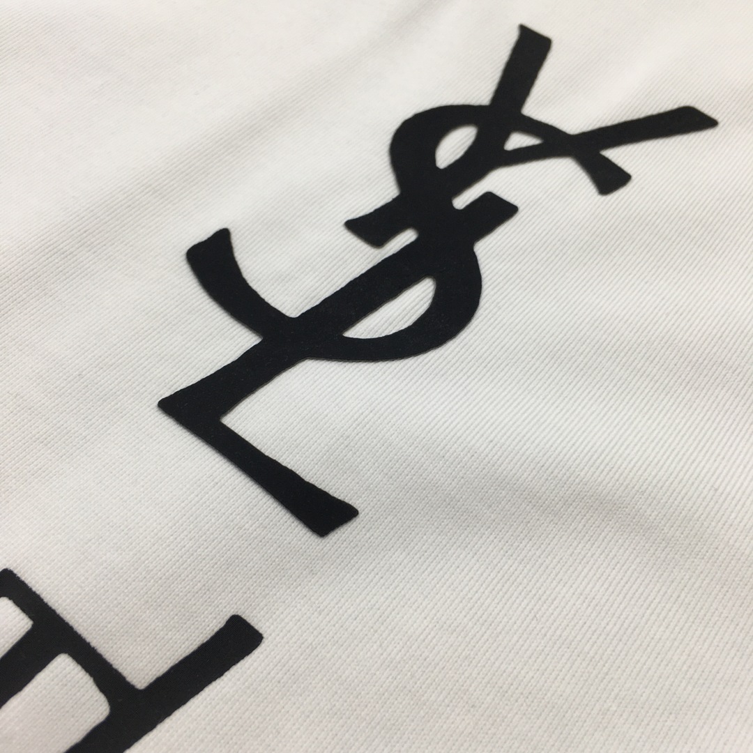 “High-Tech Design T-Shirt Summer 2025: Customized Silk Cotton, Black & White, M-3XL” - 图片 5