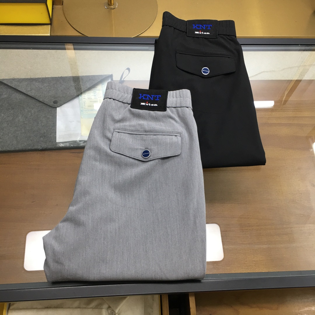 Luxurious Italian Kiton Chiton Men’s Leisure Pants: Classic, High-End, and Fashionable Spring/Summer 2025 Collection