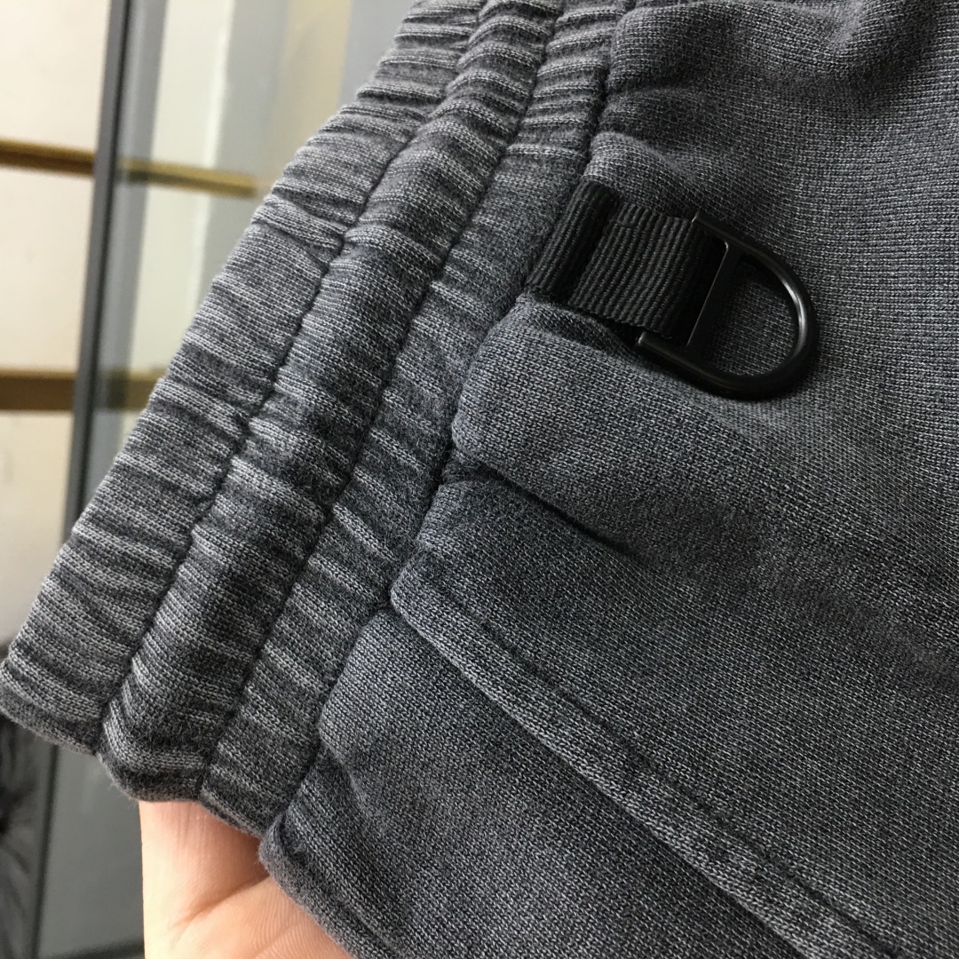 “New P504 Summer Velvet Colored Shorts: Quality Cotton, Stylish Design, Comfortable Fit, Black Wash, Sizes M-3XL” - 图片 5