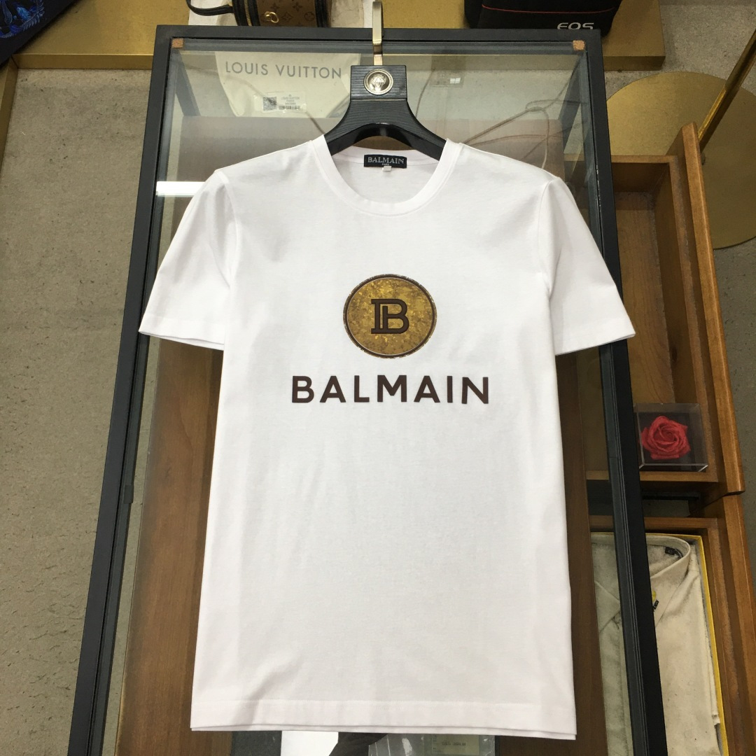 New P525 Balman High-End Custom Short-Sleeved T-Shirt for Fashionable Spring and Summer - 图片 3