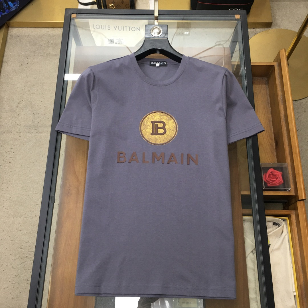 New P525 Balman High-End Custom Short-Sleeved T-Shirt for Fashionable Spring and Summer - 图片 2