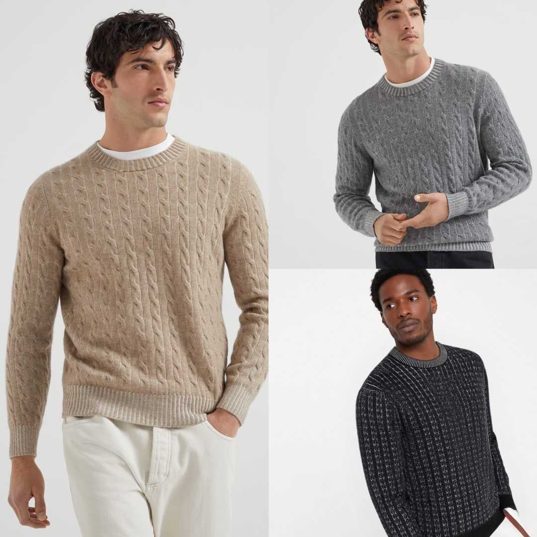 NO:656566,New products at the counter [BC] 25 autumn and winter new BC twist knitted style wool blended sweater, men's old money style casual urban sweater. Shared by top domestic sales channels, top Italian luxury brand Brunello Cuci*elli. Minimalist and elegant design, twist knitted shape, high-end wool blended fabric, showing the brand's luxurious temperament, a must-have for urban men!  All of BC's clothing uses the top fabrics in today's clothing industry, coupled with Italy's unique traditional craftsmanship, which gives the brand the reputation of 'a true luxury product in the clothing industry'. Each piece of clothing will be inspected at least 6 times inside and out before being released to ensure that all quality reaches Brunello Cuci*elli  grade. BC products are undoubtedly the best choice in every aspect. They have to be stylish, have an effective upper body effect, have a tailoring, a design, and are long-lasting. The aristocratic aura of the upper body is irreplaceable, and it’s very classy!  The overall shape is elegant and elegant, and the fabric is made of high-end wool knitted yarn, which has a perfect touch against the skin, a natural drape, and is super comfortable and pleasant to wear next to the body. The texture is different from ordinary knitted fabrics, and the overall wiring workmanship is very clear and meticulous!  High-end fashion products that are visible to the naked eye!  Size M-3XL Color Black Camel Gray M Size Bust 100 Shoulder Width 43 Sleeve Length 62 Clothing Length 67 L Size Bust 104 Shoulder Width 44 Sleeve Length 63 Clothing Length 68  Bust 116, shoulder width 47, sleeve length 66, dress length 71. Size recommendation: Wear M size if you are under 130 catties, L size if you are 130-145 catties, XL size if you are 145-160 catties, 2XL size if you are 160-175 catties, 3XL size if you are 175-185 kg, brunello cucinelli, sweaters, alexander wang19860909专柜新品【BC】 25秋冬新款BC麻花针织造型羊毛混纺毛衣,男士老钱风休闲都市针织衫.顶级内销渠道分享,意大利顶级奢侈品牌Brunello Cuci*elli.极简大气的设计,麻花针织造型,高端羊毛混纺面料,呈现出品牌的奢华气质范儿,都市型男必备！ BC所有服饰均选用现今服装界最顶级的面料,加上意大利得天独厚的传统手工艺使得该品牌又有 “服装界真正的奢侈品” 之美誉.每件服饰在面世前至少会被里里外外检查6遍以上,以保证所有的品质都能达到Brunello Cuci*elli 的级别.BC的东西无论是哪个方面无疑都是最好的选择,要款式有款式,要上身效果有效果,要剪裁有剪裁,要设计有设计,而且经久不衰,上身的贵族气场无法替代,并且很有档次！ 整体造型大气典雅,面料采用高端羊毛针织纱线,触肤感完美,垂感自然,贴身穿做超级舒适宜人.质感区分普通针织面料,整体走线做工非常明朗缜密！肉眼可辨的高端的时尚产物！尺码M-3XL 颜色黑色 驼色 灰色 M码 胸围100 肩宽43 袖长62 衣长67 L码 胸围104 肩宽44 袖长63 衣长68 XL码胸围108 肩宽45 袖长64 衣长69 2XL码 胸围112 肩宽46 袖长65 衣长70 3XL码 胸围116 肩宽47 袖长66 衣长71 尺码推荐 130斤以内穿M码,130-145斤穿L码,145-160斤穿XL码,160-175斤穿2XL码,175-185斤穿3XL码,,brunello cucinelli,sweaters,alexander wang,Men's clothing