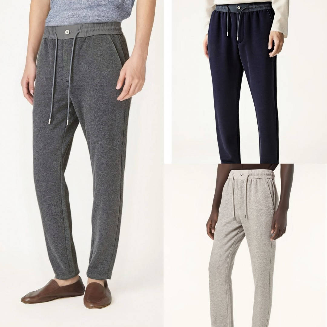 NO:690542,[New products from the counter] [LP] Premium products from trading company channels, originally produced in Italy, 2025 new early autumn Lo*o Pi*na men's high-end wool blended business casual pants, a fashion with typical Italian style, very sophisticated in fabric selection and craftsmanship, and the overall shape has LP  The family's strong aesthetic genes are low-key and luxurious, elegant and noble. Every detail proves the brand's own high-end sense. The iconic brand badge logo on the back pocket is a soul-like injection, very refined and fashionable, and effectively flaunts the identity!  High-end selected superfine merino wool is supplied to customers. The fabric properties are first-class. The high-density fiber is combined with the long-staple cotton material selected from Egypt. The texture is fine and natural and soft, similar to velvet texture. It has perfect comfort and breathability. The touch experience is self-evident. It is smooth and skin-friendly for ultimate enjoyment. It is treated with no-iron and anti-wrinkle technology. It has excellent stiffness and heavy thickness. It has a strong effect of keeping out the cold and keeping warm!  The details are outstanding, with Seiko’s exclusive custom-made zipper and drawstring design, and the hemming and stitching are also quite exquisite. The involvement of hand-stitching reflects the ingenuity of the details, and the inside of the girdle is also well-handled!  The color scheme is light, sophisticated, restrained and versatile, both elegant and harmonious, perfect for business commuting and outings for leisure. The upper body is full of luxury and luxury. The excellent lines create a sense of competence and neatness. Coupled with the sophisticated tailoring technology, the upper body can instantly interpret the super stylish look of urban elites and celebrities!  In line with the urban elitist life philosophy, these are the best trousers that can only be found but not sought after!  Color Gray Navy Khaki Size 48 50 52 54 56 Size data Size 48: Waist 74cm - Leg 30cm - Crotch 29cm - Trouser length 104cm Size 50: Waist 78cm - Leg 31cm - Crotch 30cm - Trouser length 105cm  Size 52: waist circumference 82cm - leg circumference 32cm - crotch position 31cm - pants length 106cm Code 54: waist circumference 86cm - leg circumference 33cm - crotch position 32cm - pants length 107cm Size 56: waist circumference 90cm - leg circumference 34cm - crotch position 33cm - pants length 108cm,, loro piana,19860909【专柜新品】【LP】 贸易公司渠道臻品,意大利原厂出品,2025早秋新款 Lo*o Pi*na男士高端羊毛混纺商务休闲裤,颇具意大利典型风格的时装,在面料选取和工艺方面都相当考究,通体的造型有着 LP 家族强烈的美学基因,低调且奢华,优雅且高贵,每一个细节都在力证品牌自身的高级感,后口袋标志性品牌徽章标识,属于灵魂式的注入,非常精致时髦,且有力标榜了身份！客供高级甄选超细美利奴羊毛,面料属性堪称一流,高密度支数纤维,融合埃及甄选的长绒棉材质,肌理细腻自然柔软,类似于天鹅绒质感,舒适性与透气性完美兼备,触感体验不言而喻,亲肤顺滑,极致享受,免烫抗皱工艺处理,挺括性极为优越,重磅厚度,御寒保暖效果极强！细节非常出色,精工专属定制拉链,搭配抽绳设计,包边走线亦颇为精湛考究,手工缝制的参与体现了匠心细节,腰封内里处理的亦相当到位！配色轻熟内敛百搭,亦庄亦谐,商务通勤与出街休闲完美驾驭,上身满满奢贵感,极佳的线条塑造出干练和利落感,配以精良的裁剪工艺,上身瞬间可以诠释出超具型格的都市精英和明星即视感！符合都市精英主义生活哲学,可遇而不可求的极品裤装！ 颜色灰色 藏青色 卡其色 尺码48 50 52 54 56 尺码数据 48码:腰围74cm-腿围30cm-裆位29cm-裤长104cm 50码:腰围78cm-腿围31cm-裆位30cm-裤长105cm 52码:腰围82cm-腿围32cm-裆位31cm-裤长106cm 54码:腰围86cm-腿围33cm-裆位32cm-裤长107cm 56码:腰围90cm-腿围34cm-裆位33cm-裤长108cm,,loro piana,,Men's clothing