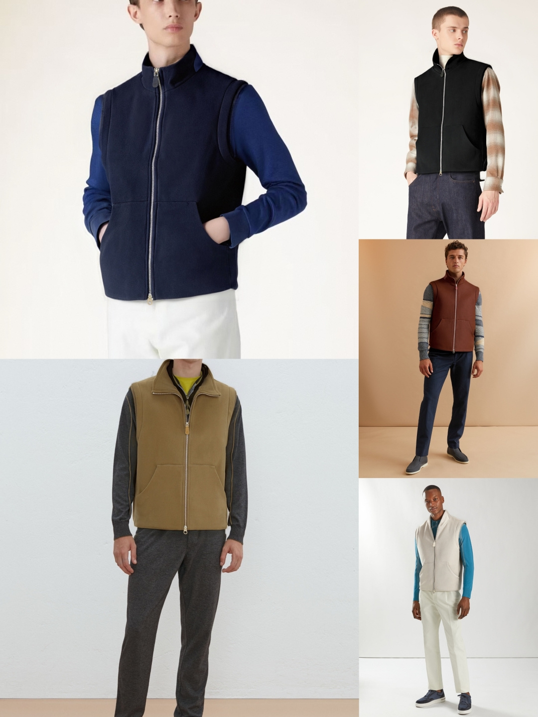 NO:600041,New products at the counter [LP] High version 2025SS new autumn and winter vest jacket. The latest model. The custom-made fabrics at the counter are soft and skin-friendly, anti-wrinkle and stylish, and the upper body is comfortable; the brand logo is decorated on the chest, which is highly recognizable; the stand-up collar design combines business and leisure; the polyester fiber lining is full of high-end sense; a vest suitable for various occasions, regardless of age. [Color] Beige Khaki Black Brown Dark Blue [Number of Codes] 48-56  48 length 62 shoulder width 42 bust 102 50 length 63 shoulder width 43 bust 106 52 length 64 shoulder width 44 bust 54 length 65 shoulder width 45 bust 114 56 length 66 shoulder width 46 bust 118,,loro piana,jackets & coats,alexander wang19860909专柜新品【LP】高版本 2025SS秋冬新款马甲外套.最新款.专柜定制面料软糯亲肤,抗皱有型,上身舒适；胸前饰以品牌logo,辨识度极高；立领设计,商务与休闲兼并；聚脂纤维内衬,高级感满满；一款适合多种场合,不挑年纪的马甲.【颜色】米色 卡其色 黑色 棕色 深蓝【码数】48-56 48衣长62肩宽42胸围102 50衣长63肩宽43胸围106 52衣长64肩宽44胸围 54衣长65肩宽45胸围114 56衣长66肩宽46胸围118,,loro piana,jackets & coats,alexander wang,Men's clothing