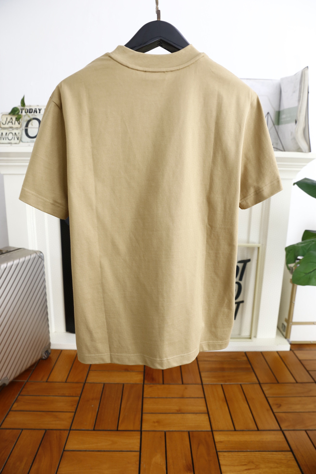 🔥迪奥/Christian D*or.
25早春新品！时尚男士圆领短袖🍃胸前奢华经典品牌LOGO标识标注