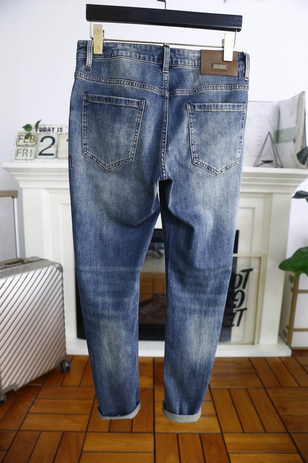 🔥迪奥/Christian D*or.
25春季新款🆕原单高端男士牛仔裤！奢华经典品牌定制LOGO配饰 