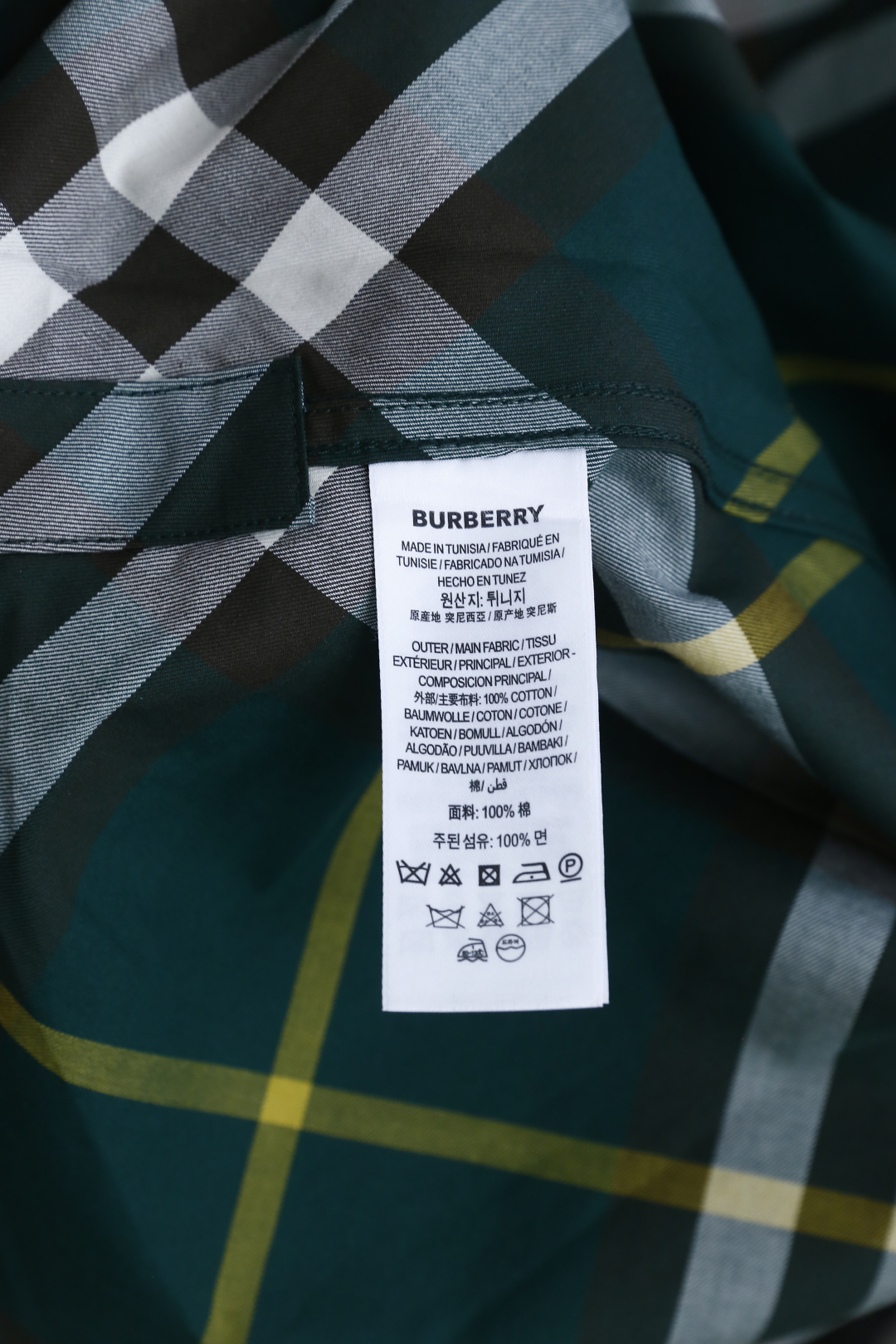 🔥巴宝*/Burb*rry. 
2025夏季新品！专柜GW同步经典格子短袖衬衫发售 原单狠货 奢华品牌设
