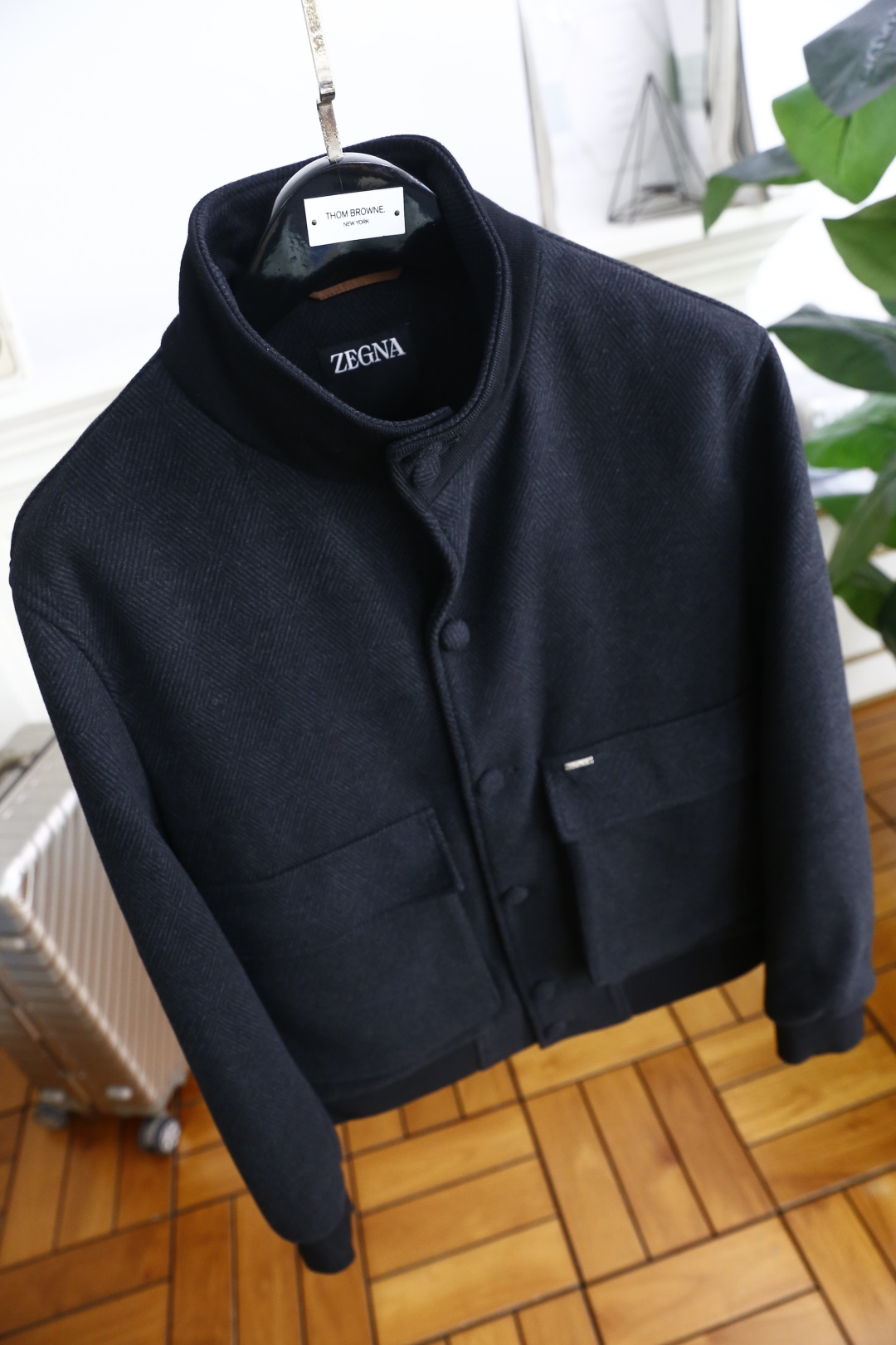 🔥杰尼*/Ze*na.
秋季🆕新款男士外套！奢华经典翻领款式，海外专柜同步 奢华经典大口袋元素设计👍高级