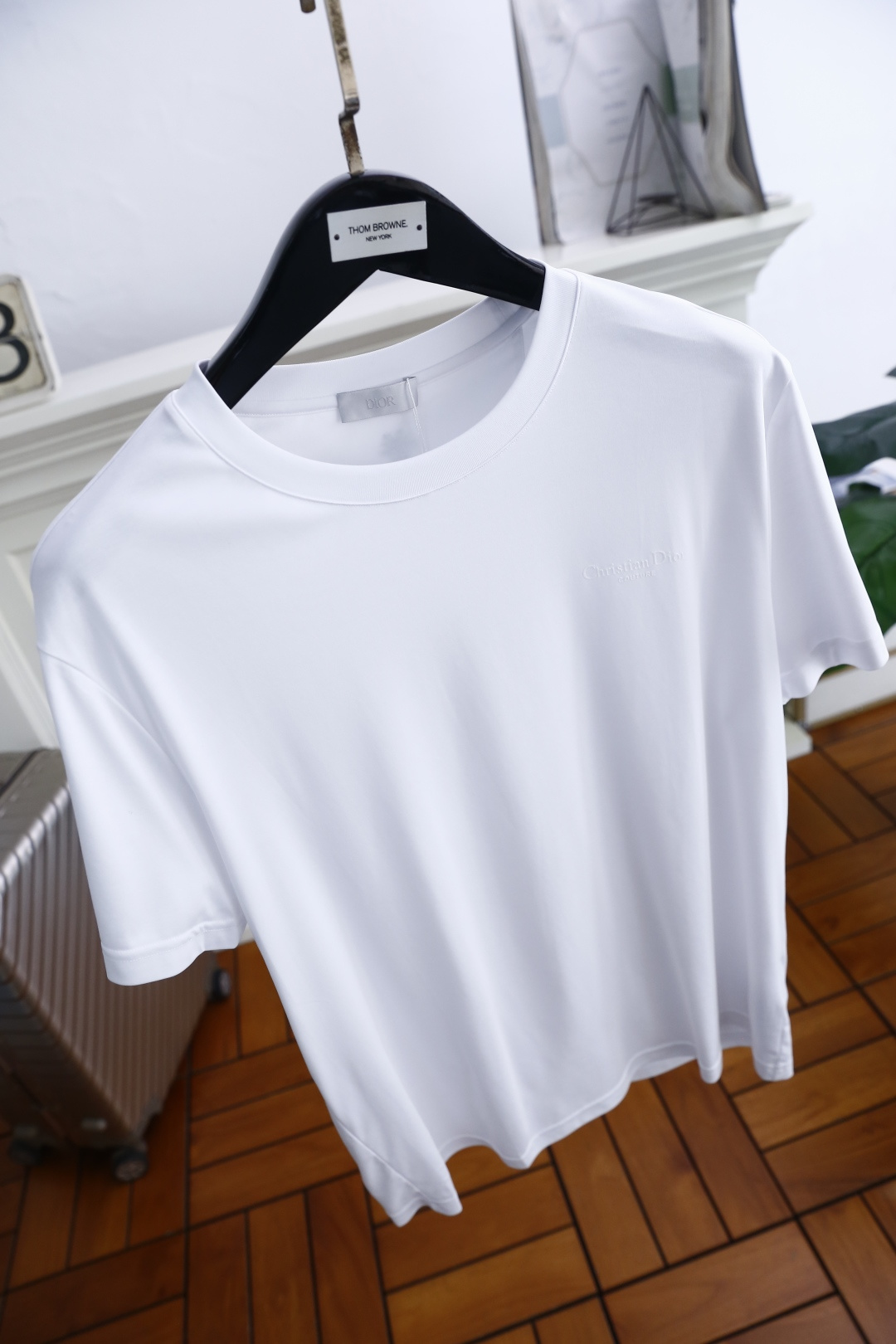 🔥迪奥/Christian D*or.
2025夏季男士圆领短袖🍃奢华经典品牌LOGO标识标注👍🏼上身就