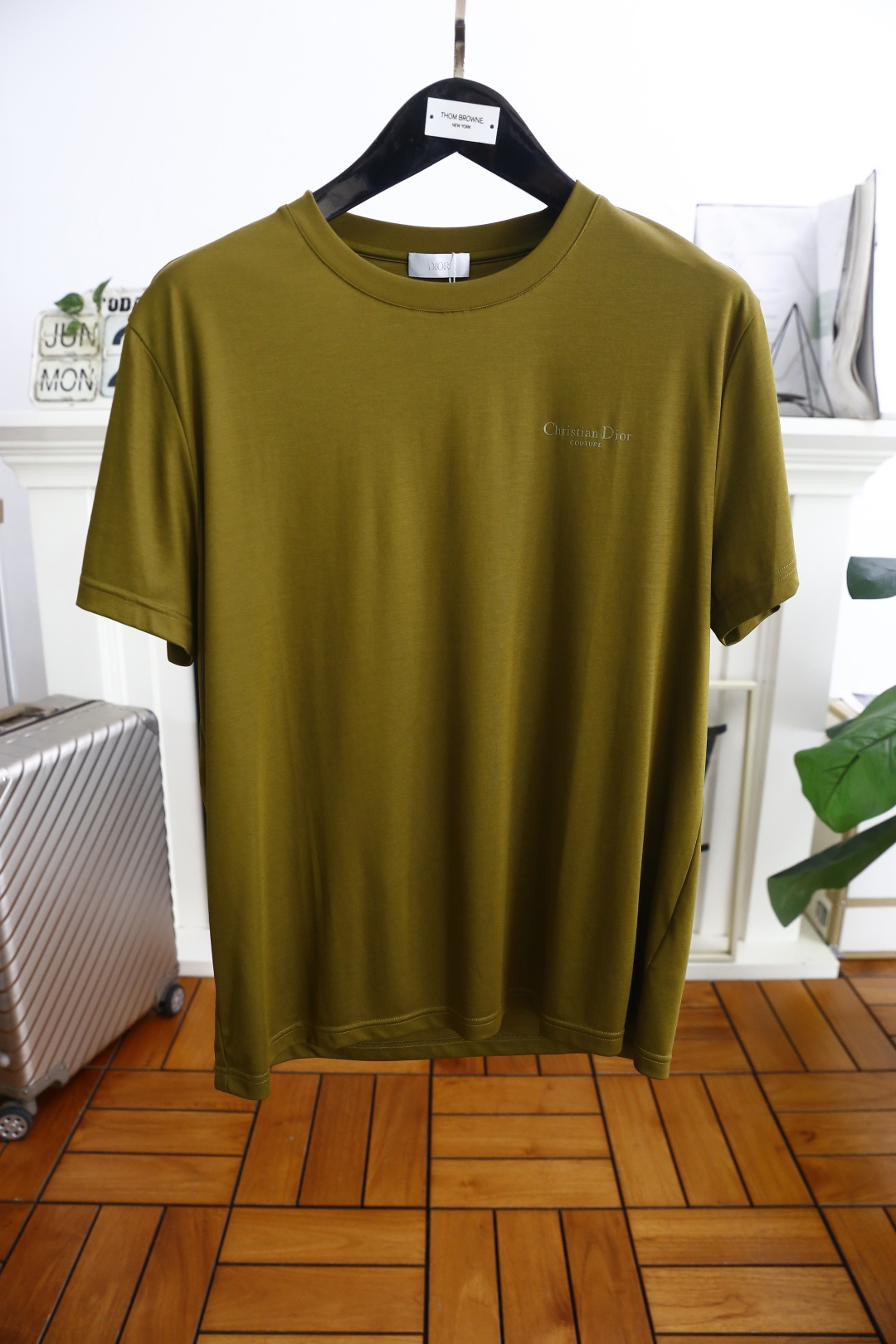 🔥迪奥/Christian D*or.
2025夏季男士圆领短袖🍃奢华经典品牌LOGO标识标注👍🏼上身就