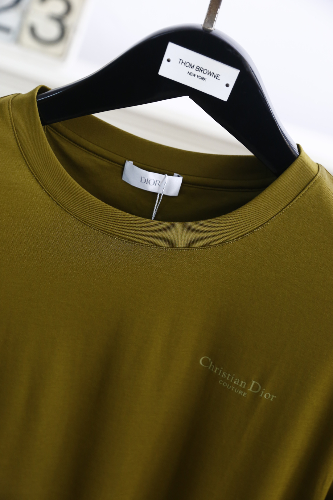 🔥迪奥/Christian D*or.
2025夏季男士圆领短袖🍃奢华经典品牌LOGO标识标注👍🏼上身就
