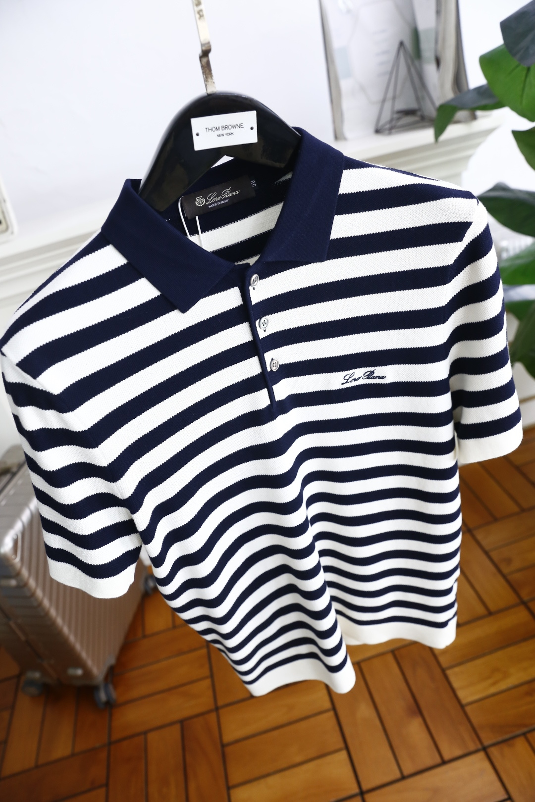🔥lP🆕.2025秋季新品男士条纹翻领POLO针织衫👍🏼高级定制百搭款式 任何人都可以轻松驾驭 采用高档