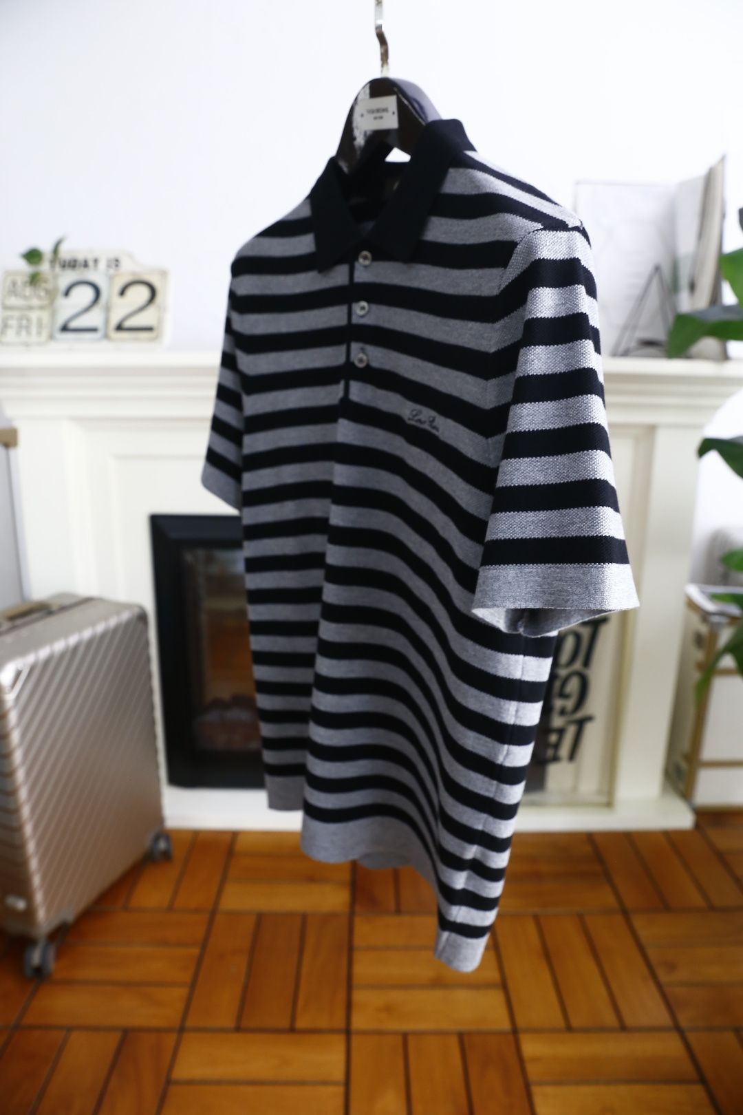 🔥lP🆕.2025秋季新品男士条纹翻领POLO针织衫👍🏼高级定制百搭款式 任何人都可以轻松驾驭 采用高档