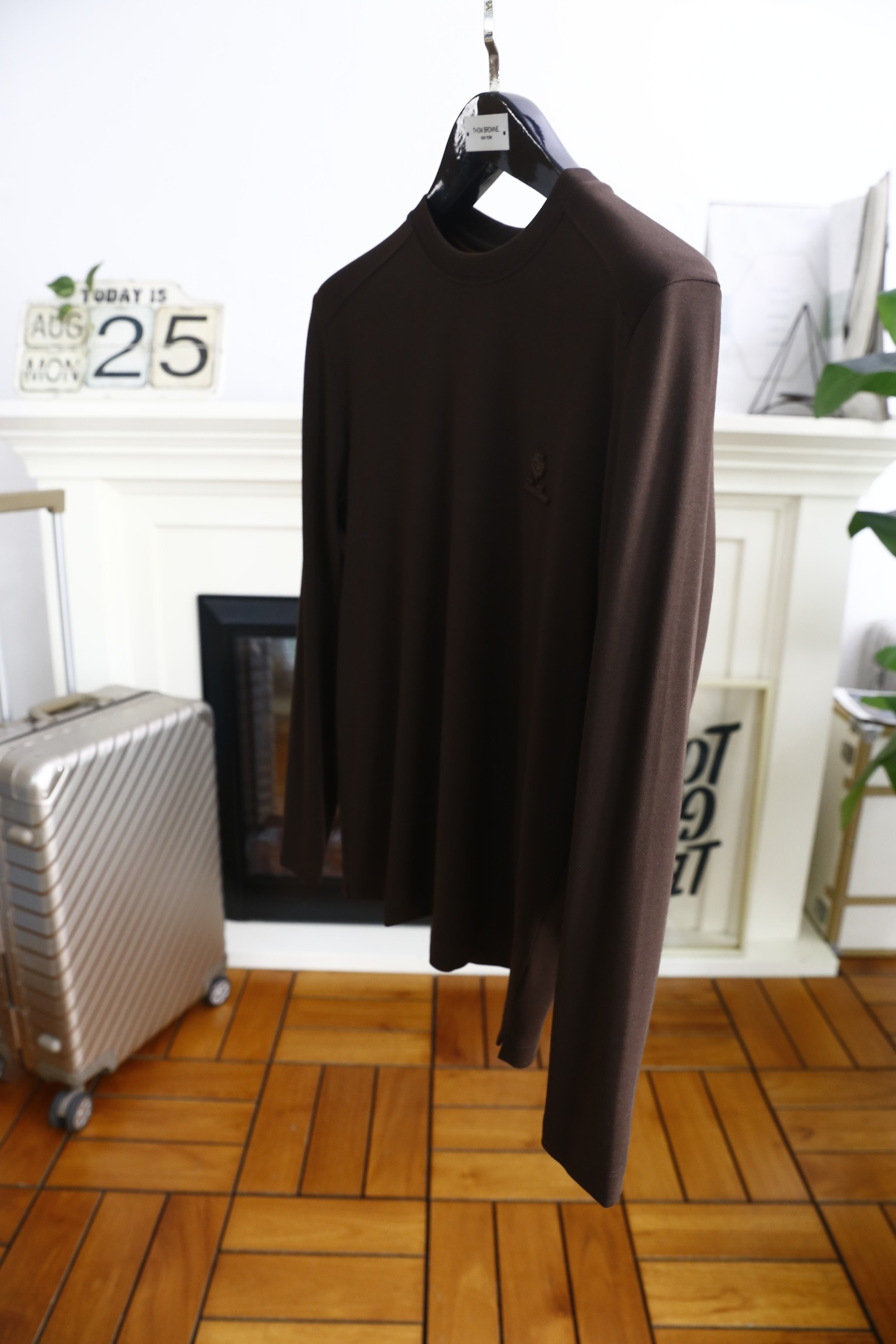 🔥lP🆕.2025秋季新品时尚男士圆领长袖🔥胸前奢华经典LOGO设计！绝对经得起时间的考验！！采用高档莫