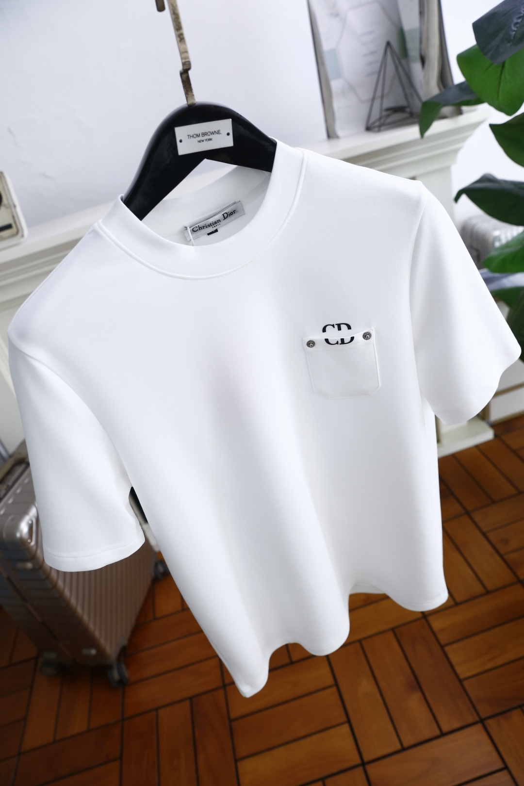 🔥迪奥/Christian Di*r.2025秋季新款！时尚男士圆领短袖🍃采用进口舒适莫代尔棉面料👍衣橱