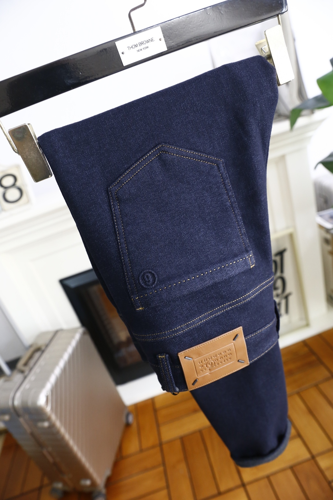 🔥马丁马吉拉.2025秋季新品原单高端男士牛仔裤！奢华经典品牌🔢LOGO配饰 身穿着非常舒适 低调不失奢