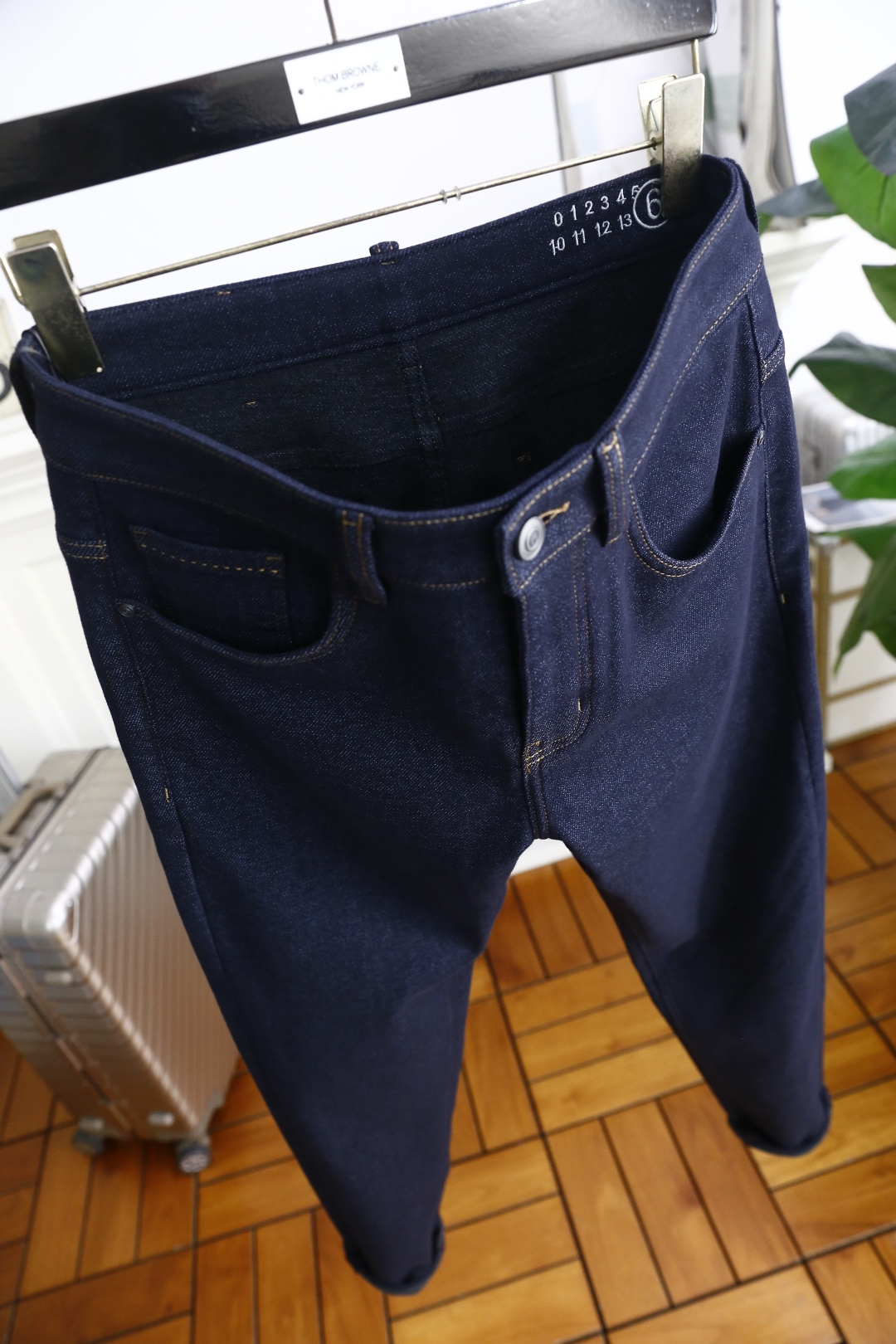 🔥马丁马吉拉.2025秋季新品原单高端男士牛仔裤！奢华经典品牌🔢LOGO配饰 身穿着非常舒适 低调不失奢