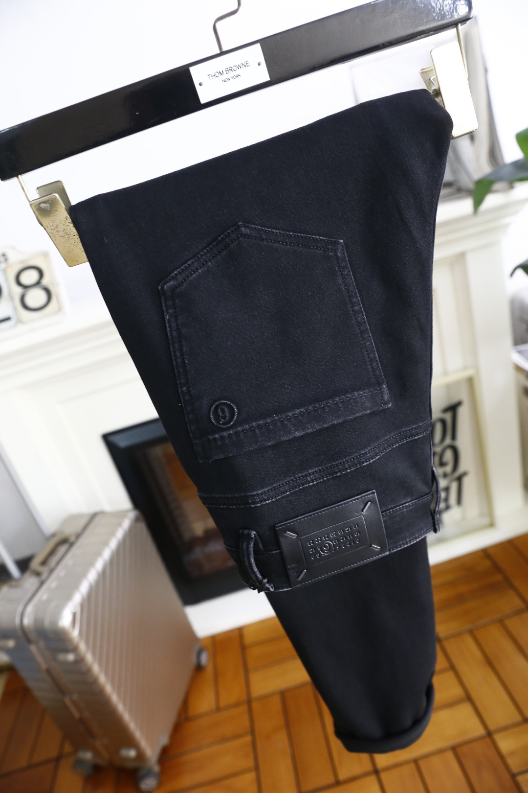 🔥马丁马吉拉.2025秋季新品原单高端男士牛仔裤！奢华经典品牌🔢LOGO配饰 身穿着非常舒适 低调不失奢