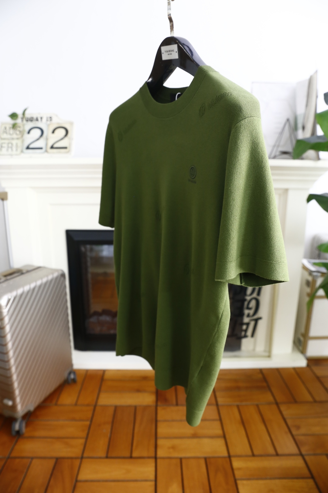 🔥LULU.2025秋季新款🆕时尚男士圆领短袖针织衫！奢华经典定制LOGO设计！高级定制百搭款式 任何人