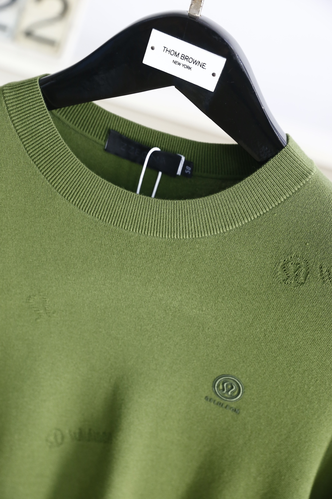 🔥LULU.2025秋季新款🆕时尚男士圆领短袖针织衫！奢华经典定制LOGO设计！高级定制百搭款式 任何人