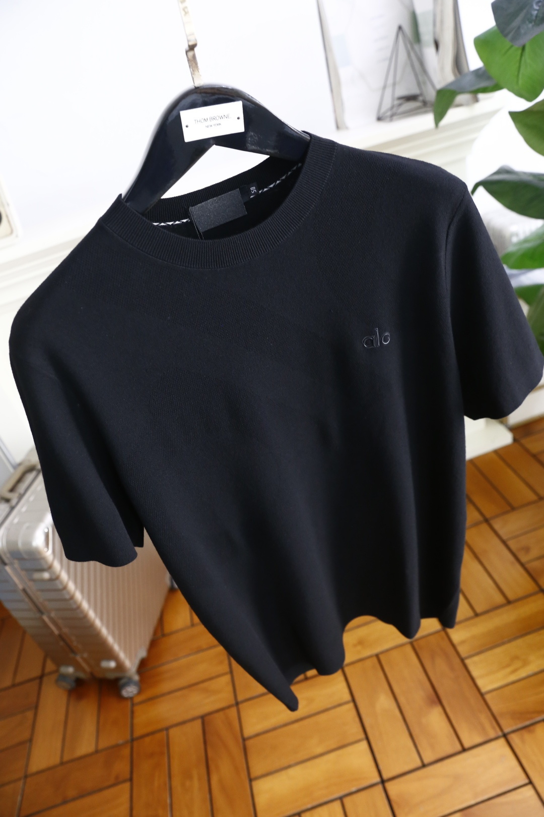 🔥alo.2025秋季新款🆕时尚男士圆领短袖针织衫！奢华经典字母LOGO设计！高级定制百搭款式 任何人都