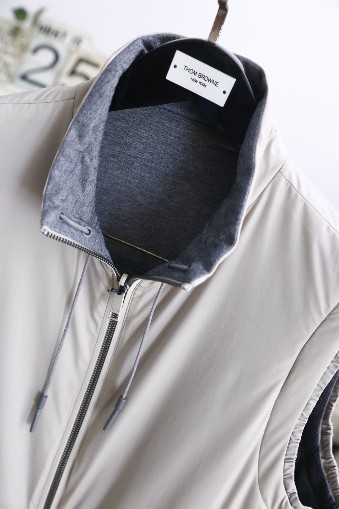 🔥杰尼*/Ze*na.2025秋季男士新品双面可穿薄棉马甲！奢华经典品牌原版字母LOGO设计😎男士商务休