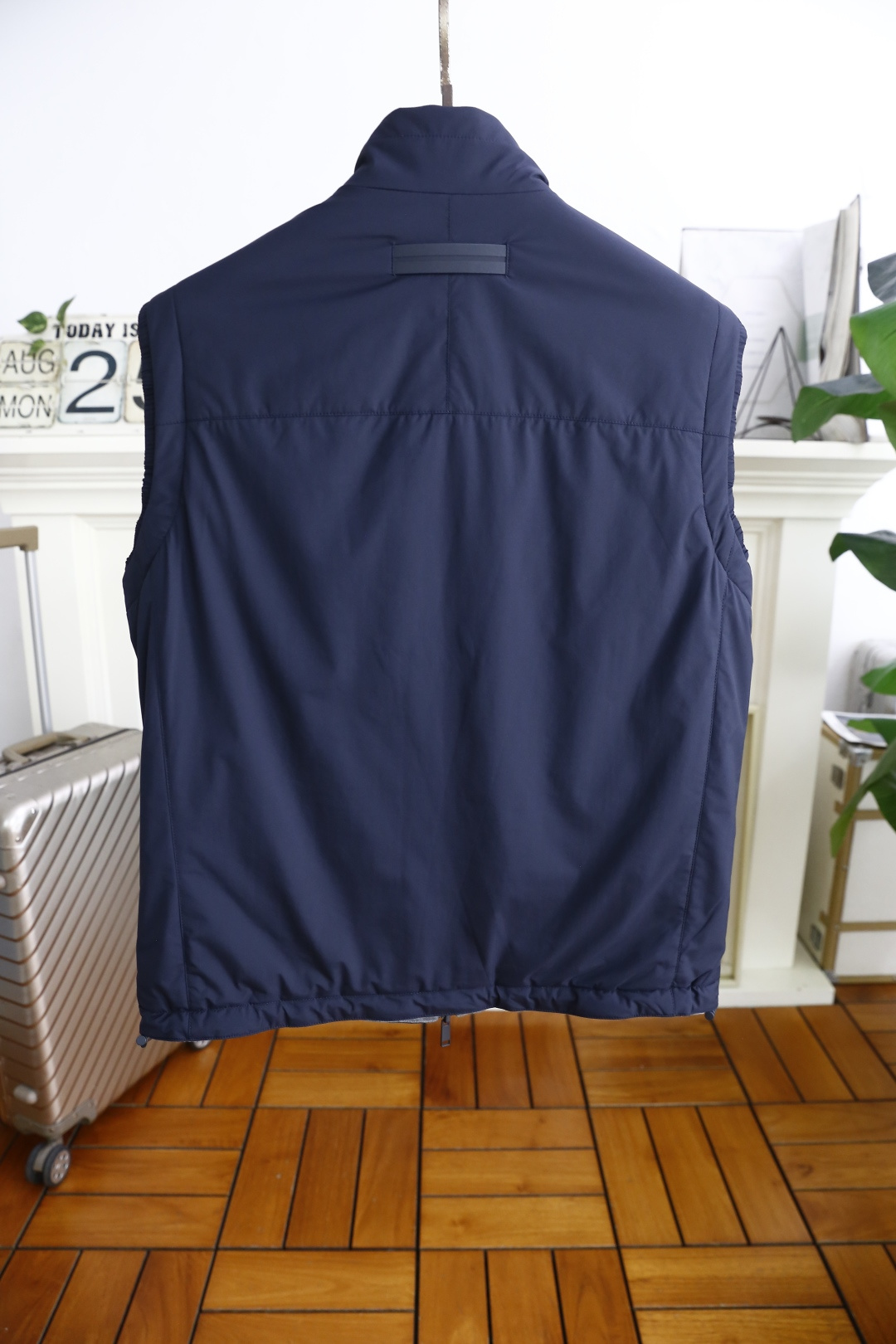 🔥杰尼*/Ze*na.2025秋季男士新品双面可穿薄棉马甲！奢华经典品牌原版字母LOGO设计😎男士商务休